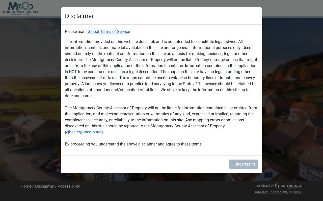 Montgomery County residents directory assessor property search