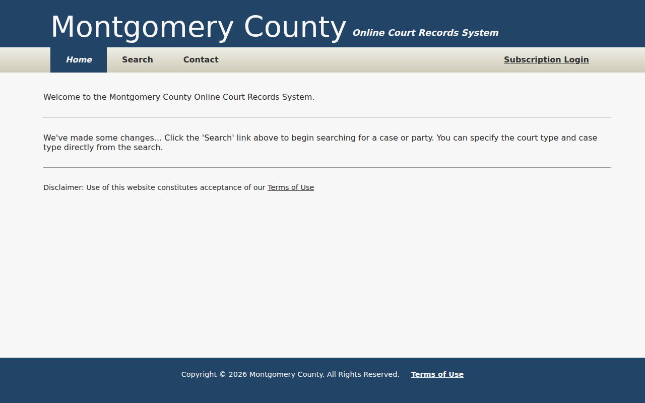 Montgomery County residents directory Circuit Court search